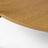 Hassel Sofabord i Tawny Egetræ Melamin & Glas & Stel i Sort Metal fra Unique Furniture | Ø84x45.5 cm - Billede 4