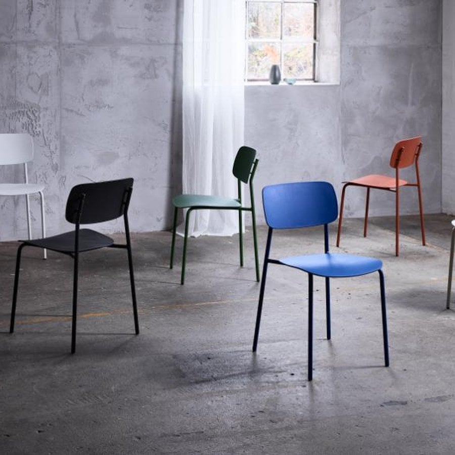 Kirkland Spisebordsstol i Sort Plast fra Unique Furniture | B43.5xD51xH79 cm - Billede 2