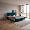 Lux Model 4 Polstret Sengeramme Fra CozyQuilt Sleep | Håndlaves i Møbelstof, Fløjl, Velour & Læder hos uniquebeds, home & living - Billede 5