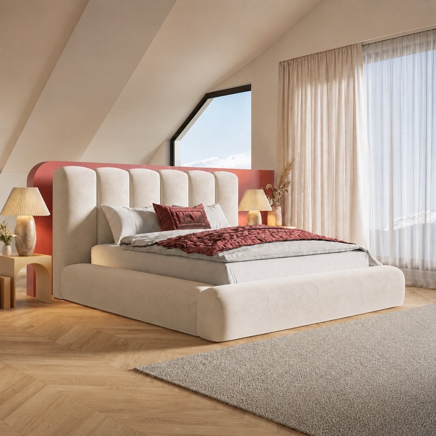miljoe-premium-model-2-polstret-sengeramme-med-opbevaring-fra-cozyquilt-sleep-3 Premium Model 2 Polstret Sengeramme Med Opbevaring Fra CozyQuilt Sleep | 160x200 - Sand/beige Inari 22 Møbelstof - OUTLET hos uniquebeds, home & living - Billede 2