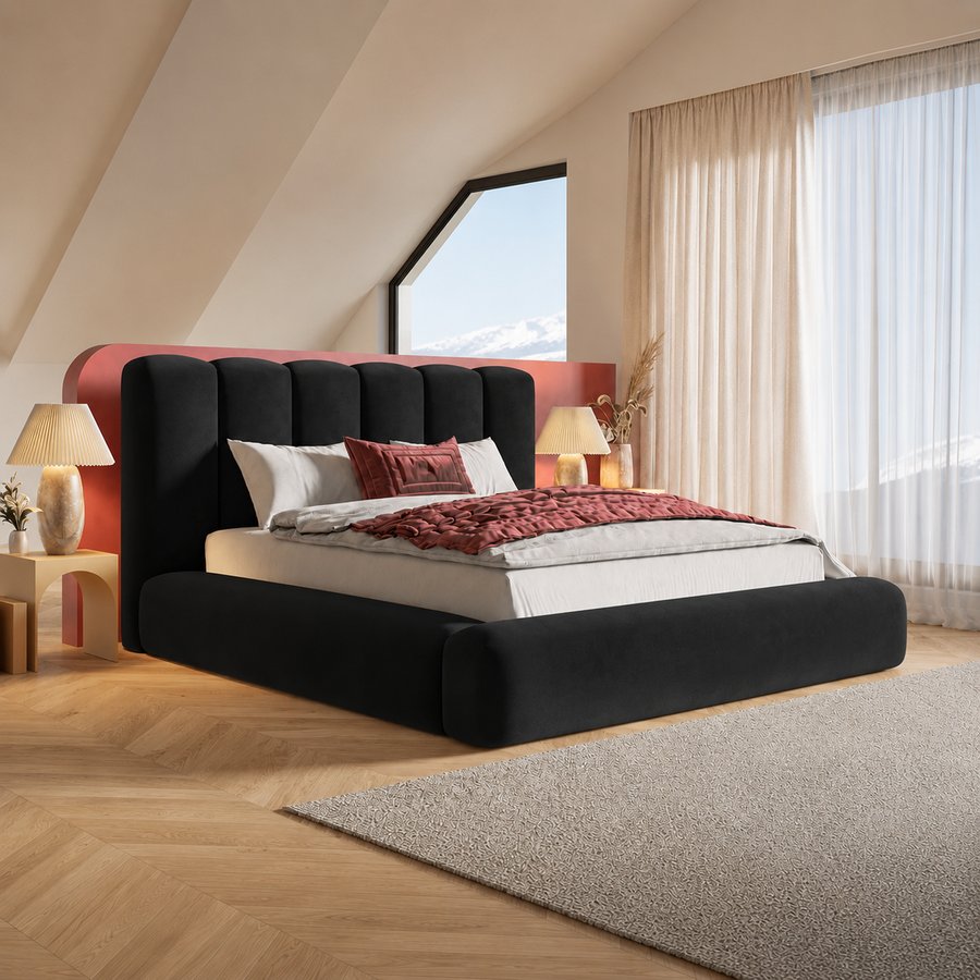 miljoe-premium-model-2-polstret-sengeramme-med-opbevaring-fra-cozyquilt-sleep-4 Premium Model 2 Polstret Sengeramme Med Opbevaring Fra CozyQuilt Sleep | 160x200 - Sand/beige Inari 22 Møbelstof - OUTLET hos uniquebeds, home & living - Billede 3