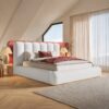 miljoe-premium-model-2-polstret-sengeramme-med-opbevaring-fra-cozyquilt-sleep-5 Premium Model 2 Polstret Sengeramme Med Opbevaring Fra CozyQuilt Sleep | 160x200 - Sand/beige Inari 22 Møbelstof - OUTLET hos uniquebeds, home & living - Billede 4