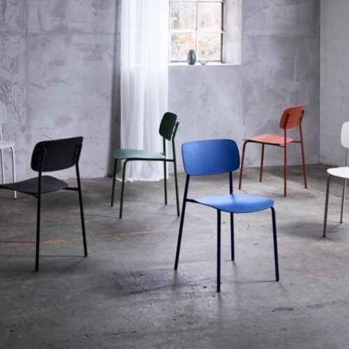 Kirkland Spisebordsstol i Olivengrøn Polypropylen fra Unique Furniture | B43,5xD51xH79 cm - Billede 1