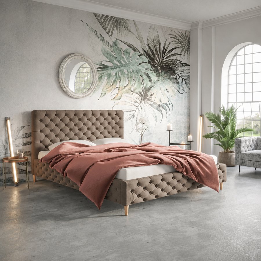 miljoe-prime-lux-model-5-polstret-sengeramme-fra-cozyquilt-sleep-hndlaves-i-mbelsto-1 Lux Model 5 Polstret Sengeramme Fra CozyQuilt Sleep | Håndlaves i Møbelstof, Fløjl, Velour & Læder hos uniquebeds, home & living - Billede 1