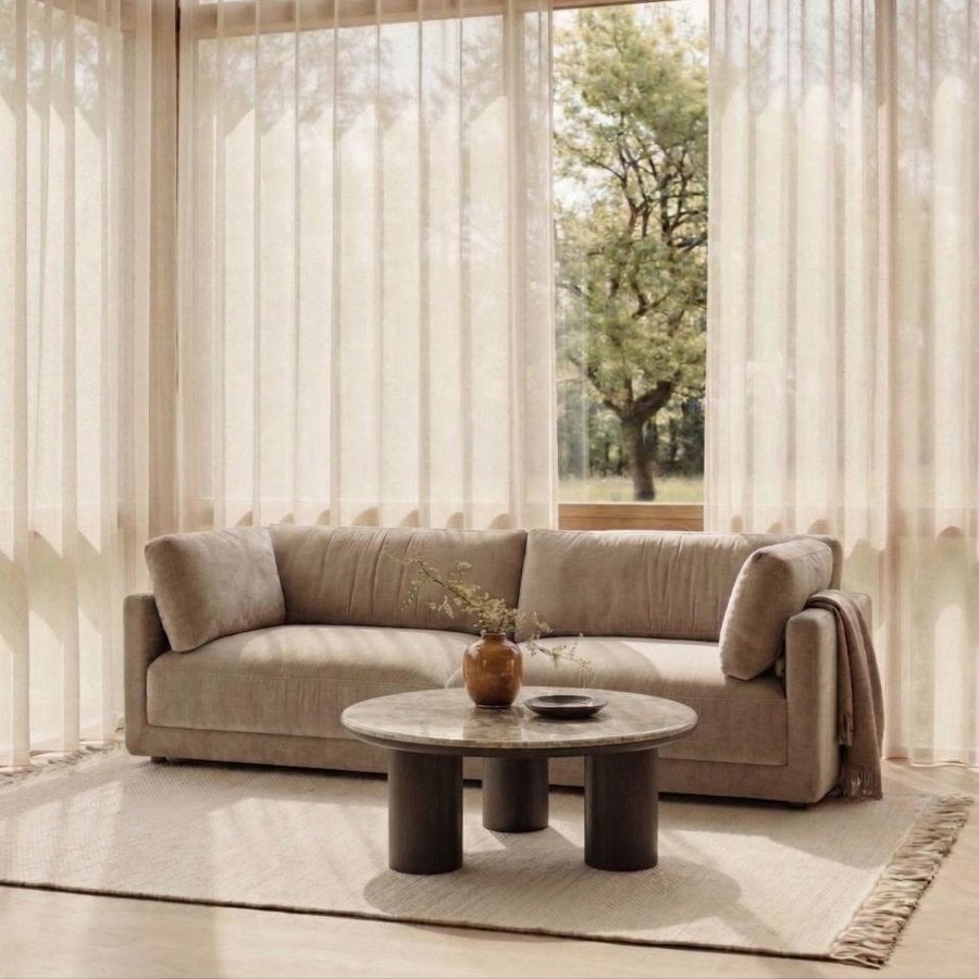 miljoe-prime-piazze-sofabord-i-espresso-olie-bursa-marmor-fra-unique-furniture-90xh-4 Piazze Sofabord i Espresso Olie & Bursa Marmor fra Unique Furniture | Ø90xH40 cm - Billede 1