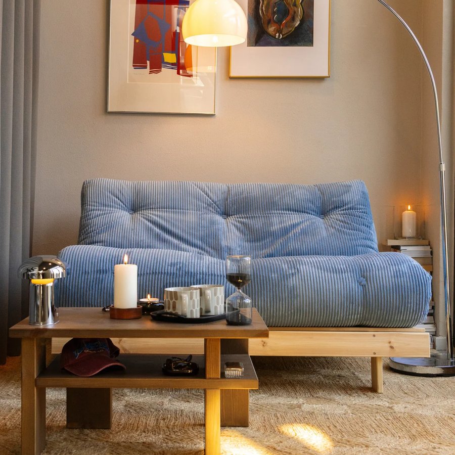 miljoe-prime-roots-140-sovesofa-fra-karup-design-i-massiv-fsc-fyrretr-japandi-sofa-5 Roots 140 Sovesofa Fra Karup Design i Massiv FSC Fyrretræ | Japandi | Sofa: 140x105x85 cm | Madras: 140x200 cm hos uniquebeds, home & living - Billede 5