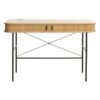nola-skrivebord-i-natur-egetr-ben-i-sort-metal-fra-unique-furniture-b1-1 NOLA Skrivebord i Natur Egetræ & Ben i Sort Metal fra Unique Furniture | B120xD60xH75 cm - Billede 7