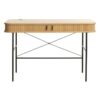 nola-skrivebord-i-natur-egetr-ben-i-sort-metal-fra-unique-furniture-b1-8 NOLA Skrivebord i Natur Egetræ & Ben i Sort Metal fra Unique Furniture | B120xD60xH75 cm - Billede 14