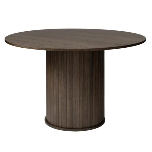 NOLA Spisebord i Mørk Espresso Egetræ fra Unique Furniture | Ø120xH75 cm - Billede 1