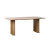 Nola Spisebord i Natur Egetræ med Bådform fra Unique Furniture | B190xD100xH75 cm - Billede 5