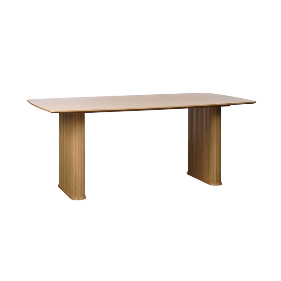 Nola Spisebord i Natur Egetræ med Bådform fra Unique Furniture | B190xD100xH75 cm - Billede 5