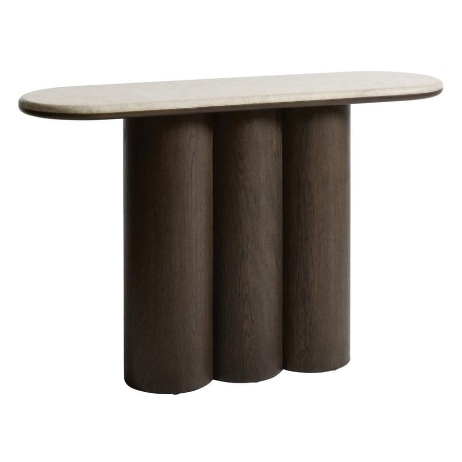 Piazze Konsolbord i Espresso Olie & Bursa Marmor fra Unique Furniture | B120xD38xH75 cm - Billede 2