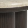 Piazze Sidebord i Bursa Marmor & Stel i Espresso Træ fra Unique Furniture | Ø45xH50 cm - Billede 3