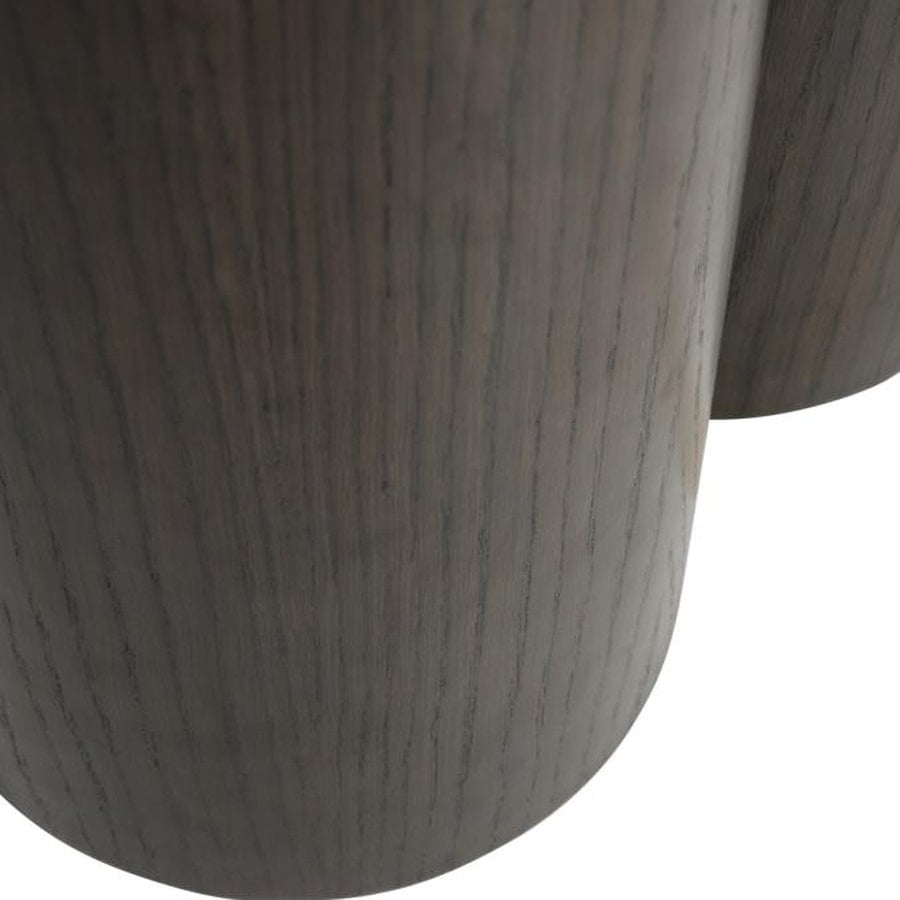 Piazze Sidebord i Bursa Marmor & Stel i Espresso Træ fra Unique Furniture | Ø45xH50 cm - Billede 4