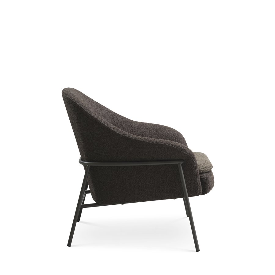 Reece Loungestol i Møbelstof med Mørkegrå Metalstel fra Lexpo Living | Flere Farver hos uniquebeds, home & living - Billede 17