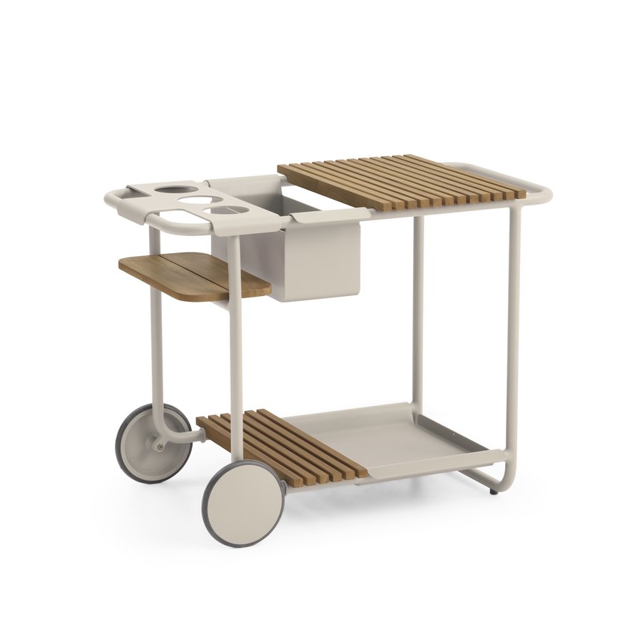 santorini-udendrs-barbord-i-aluminium-teaktr-fra-lexpo-living-oliven-s-1 Santorini Udendørs Barbord i Aluminium & Teaktræ fra Lexpo Living | Oliven, Sand hos uniquebeds, home & living - Billede 1