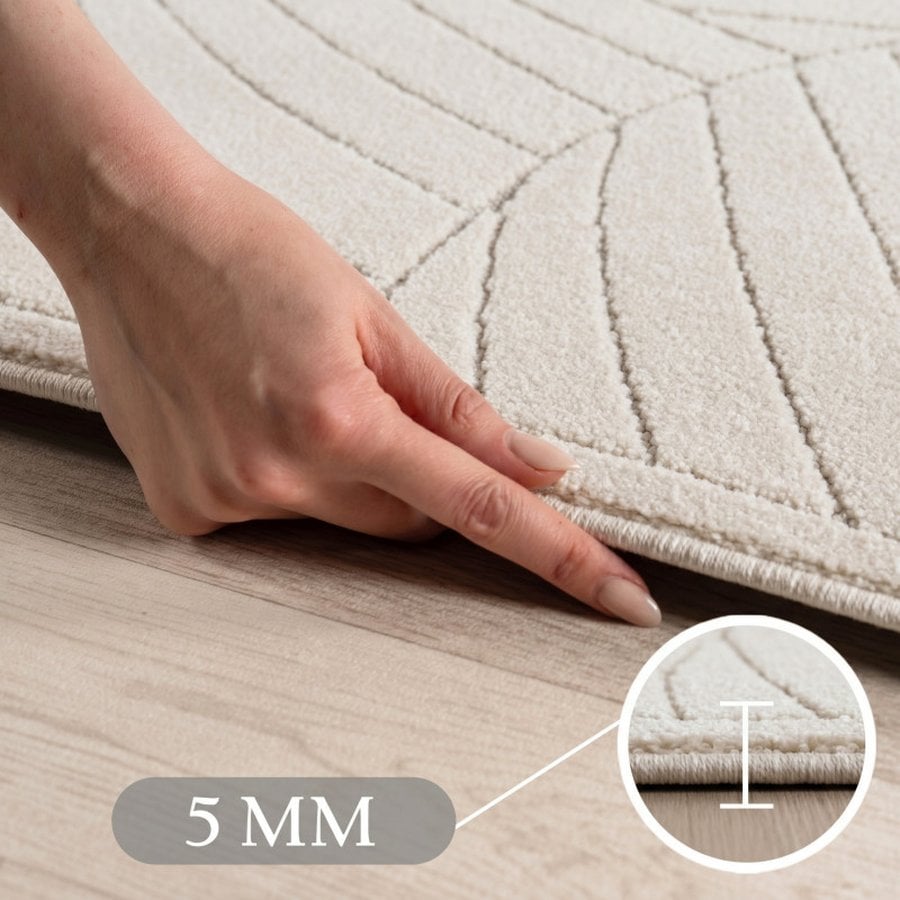 asher-gulvtppe-i-cream-tekstil-fra-rugs-by-uniquebeds-home-living-fler-4 Asher Gulvtæppe i Cream Tekstil fra Rugs by Uniquebeds, Home & Living | Flere Størrelser - Billede 8