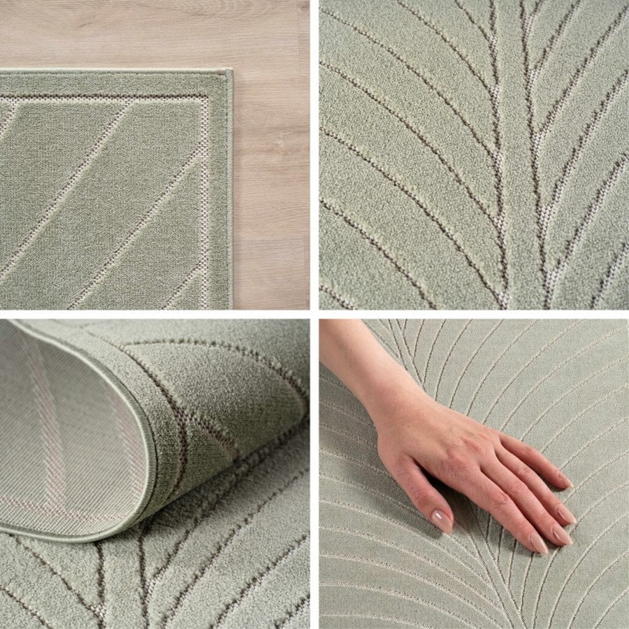 asher-gulvtppe-i-grn-fra-rugs-by-uniquebeds-home-living-flere-strrelse-3 Asher Gulvtæppe i Grøn fra Rugs by Uniquebeds, Home & Living | Flere Størrelser - Billede 9