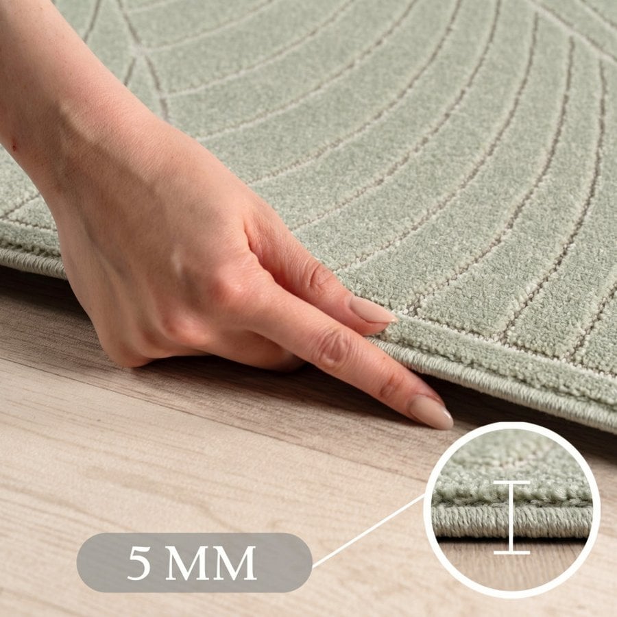miljoe-asher-gulvtppe-i-grn-fra-rugs-by-uniquebeds-home-living-flere-strrelse Asher Gulvtæppe i Grøn fra Rugs by Uniquebeds, Home & Living | Flere Størrelser - Billede 2