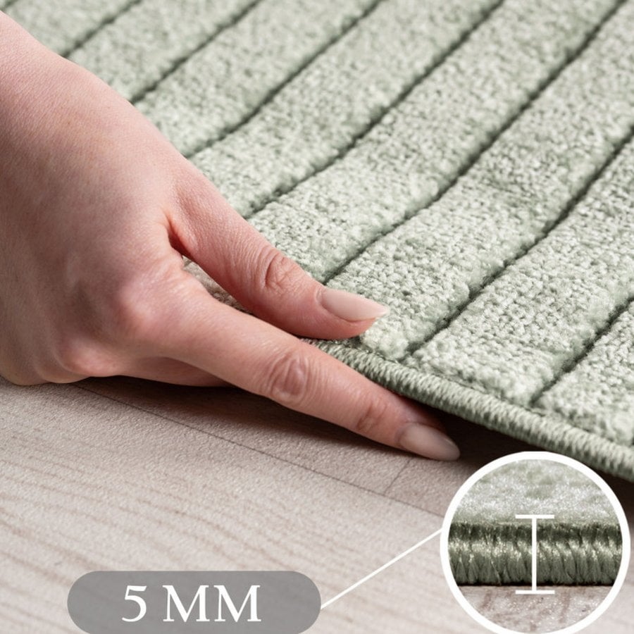 miljoe-asher-gulvtppe-i-grn-tekstil-fra-rugs-by-uniquebeds-home-living-flere-2 Asher Gulvtæppe i Grøn Tekstil fra Rugs by Uniquebeds, Home & Living | Flere Størrelser - Billede 3