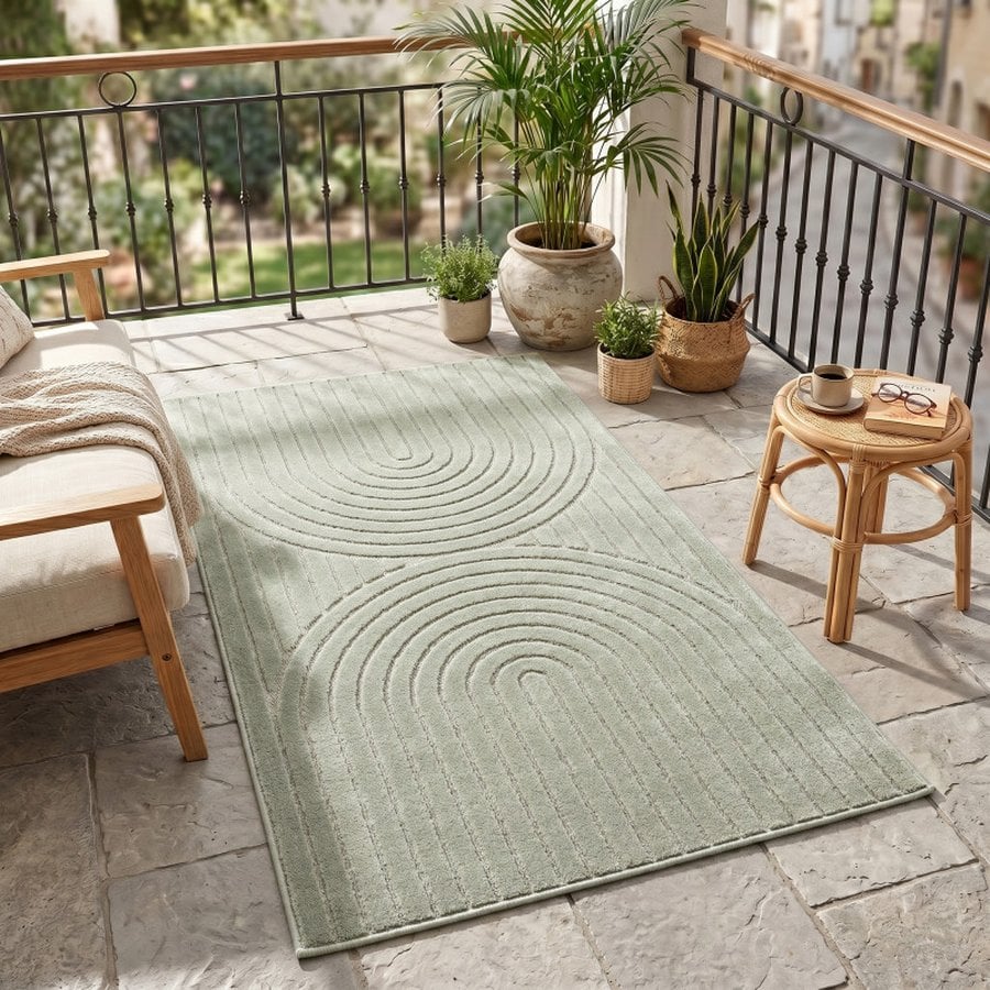 miljoe-asher-gulvtppe-i-grn-tekstil-fra-rugs-by-uniquebeds-home-living-flere Asher Gulvtæppe i Grøn Tekstil fra Rugs by Uniquebeds, Home & Living | Flere Størrelser - Billede 2