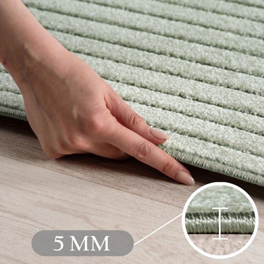 miljoe-asher-gulvtppe-i-grn-tppe-fra-rugs-by-uniquebeds-home-living-flere-str-2 Asher Gulvtæppe i Grøn Tæppe fra Rugs by Uniquebeds, Home & Living | Flere Størrelser - Billede 3