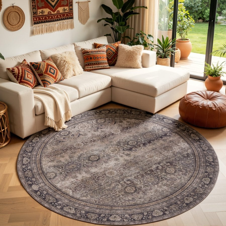 miljoe-oliver-gulvtppe-i-beige-tekstil-fra-rugs-by-uniquebeds-home-living-fle-3-2 Oliver Gulvtæppe i Beige Tekstil fra Rugs by Uniquebeds, Home & Living | Flere Størrelser - Billede 4