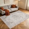 Oliver Gulvtæppe i Beige Tekstil fra Rugs by Uniquebeds, Home & Living | Flere Størrelser - Billede 7