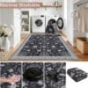 miljoe-oliver-gulvtppe-i-beigegrsort-tekstil-fra-rugs-by-uniquebeds-home-livi-3 Oliver Gulvtæppe i Beige/Grå/Sort Tekstil fra Rugs by Uniquebeds, Home & Living | Flere Størrelser - Billede 4