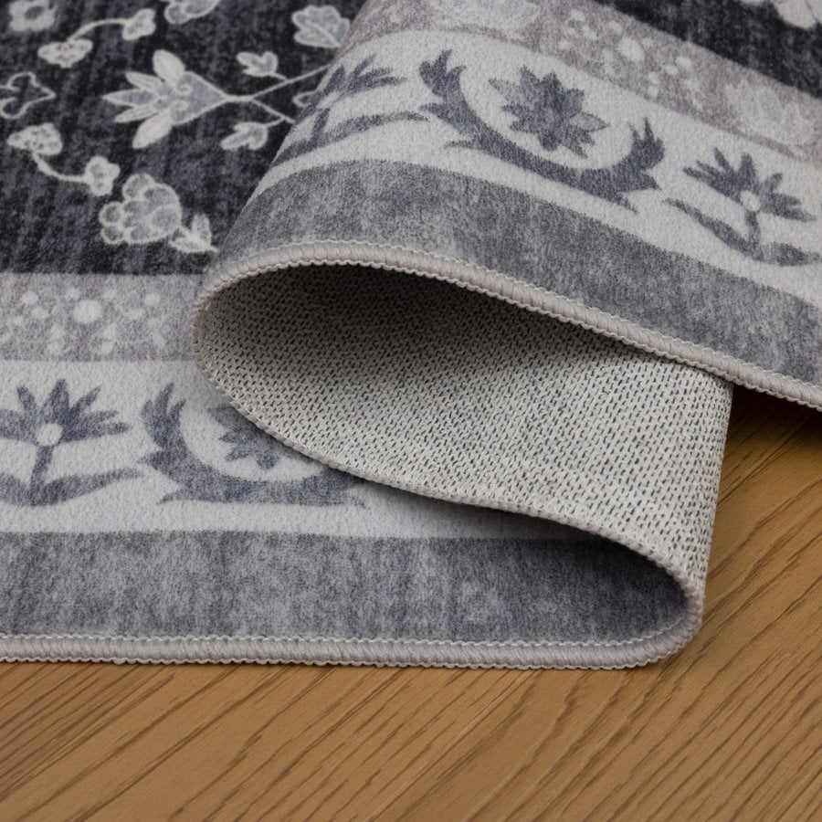 miljoe-oliver-gulvtppe-i-beigegrsort-tekstil-fra-rugs-by-uniquebeds-home-livi-5 Oliver Gulvtæppe i Beige/Grå/Sort Tekstil fra Rugs by Uniquebeds, Home & Living | Flere Størrelser - Billede 6