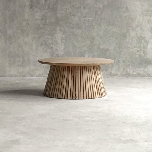 Baobab Sofabord i Teak Teaktræ fra Hundevad & Co | Ø90xH40 cm - Billede 1