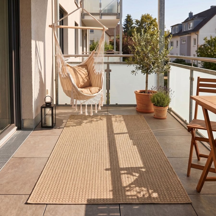 miljoe-prime-oliver-gulvtppe-i-beigeslv-tekstil-fra-rugs-by-uniquebeds-home-living Oliver Gulvtæppe i Beige/Sølv Tekstil fra Rugs by Uniquebeds, Home & Living | Flere Størrelser - Billede 1