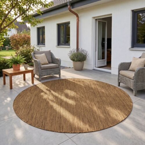 Oliver Gulvtæppe i Brun fra Rugs by Uniquebeds, Home & Living | Flere Størrelser - Billede 1