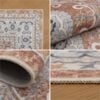 Oliver Gulvtæppe i Beige Syntetisk Materiale fra Rugs by Uniquebeds, Home & Living | Flere Størrelser - Billede 8