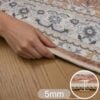 Oliver Gulvtæppe i Beige Syntetisk Materiale fra Rugs by Uniquebeds, Home & Living | Flere Størrelser - Billede 9