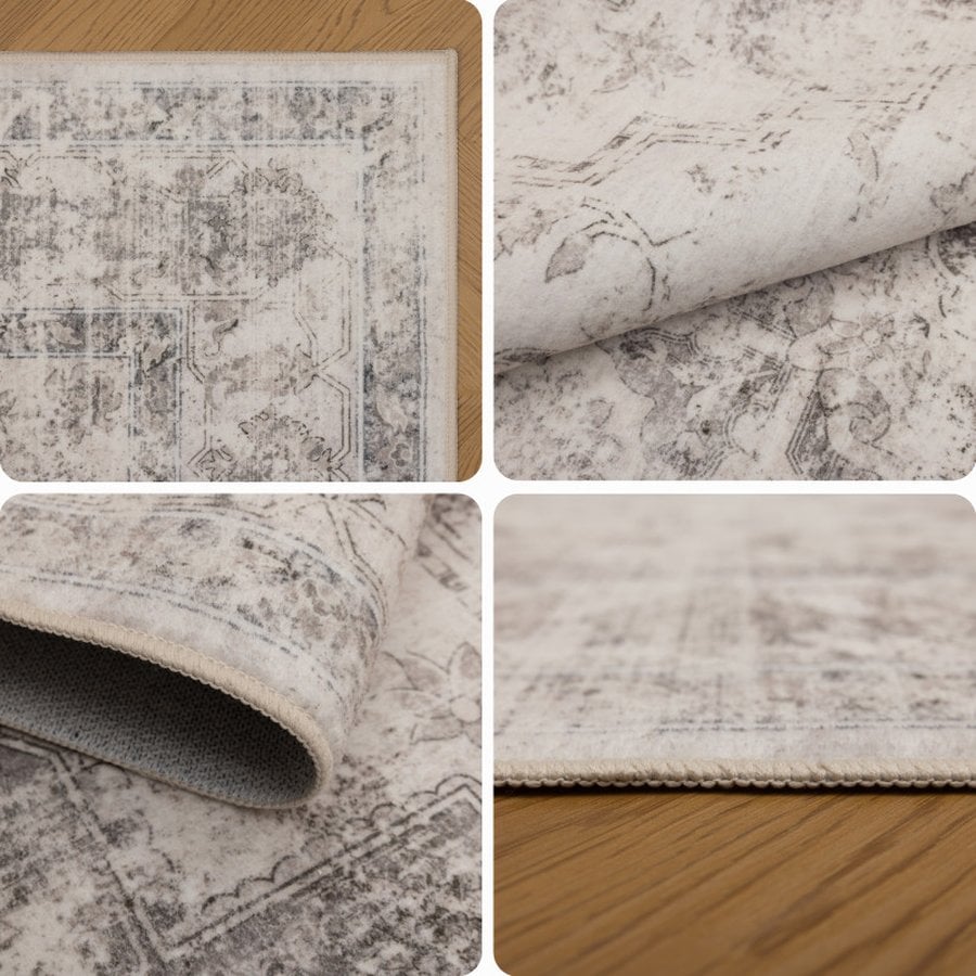 Oliver Gulvtæppe i Beige Tekstil fra Rugs by Uniquebeds, Home & Living | Flere Størrelser - Billede 10