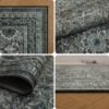 Oliver Gulvtæppe i Grøn fra Rugs by Uniquebeds, Home & Living | Flere Størrelser - Billede 10
