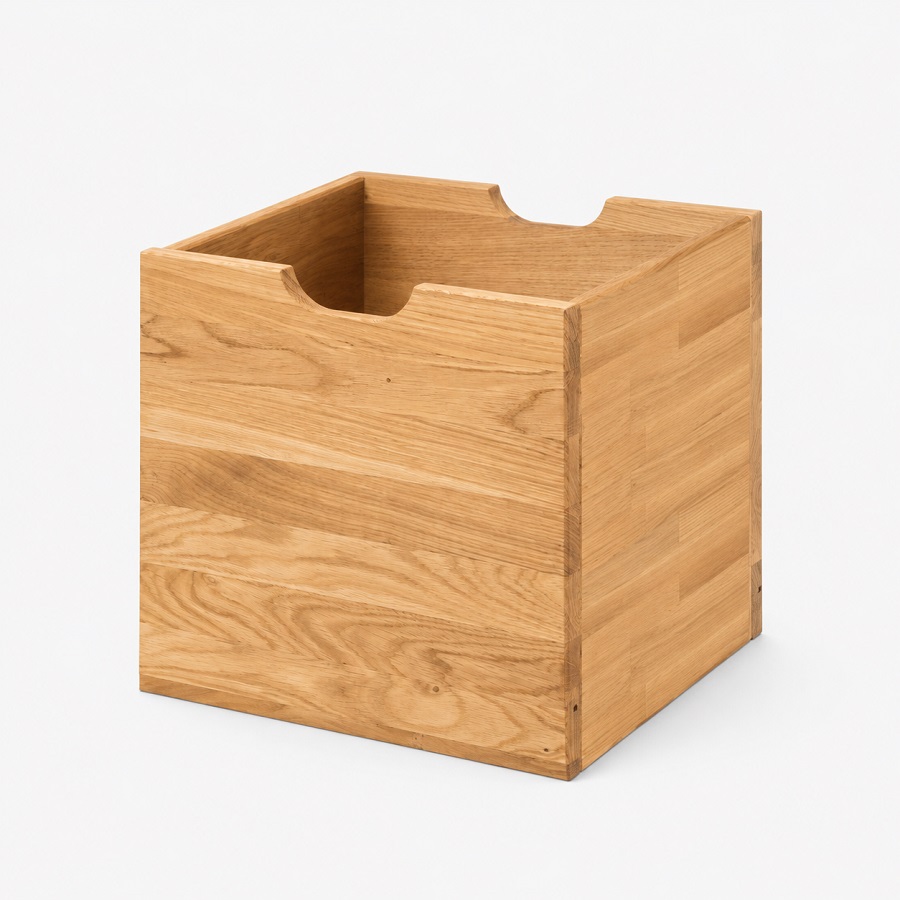 Sif snedker opbevaringskasse på hjul i massiv FSC bøgetræ og naturolie - B36 x D38 x H37 cm 810001-82 1