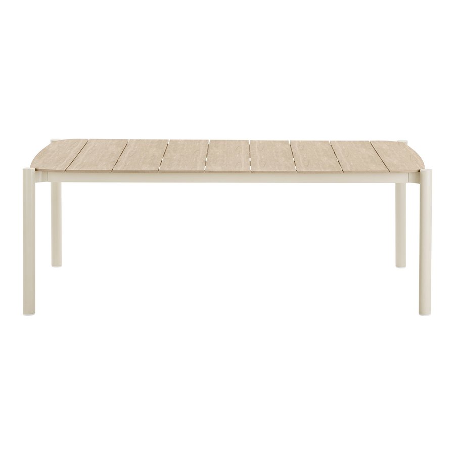 Abela Havemøbelsæt med Abela Spisebordsstole i Sand/Natur Nonwood & PE Rattan fra House Nordic | 6 Stole & 1 Bord - Billede 5
