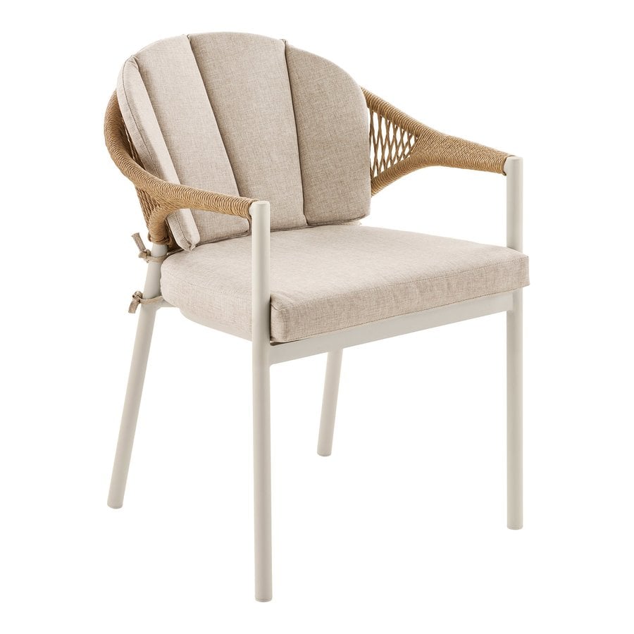 Abela Havemøbelsæt med Abela Spisebordsstole i Sand/Natur Nonwood & PE Rattan fra House Nordic | 6 Stole & 1 Bord - Billede 6