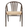 agustin-spisebordsstol-i-smoked-egetr-med-sde-i-naturflet-fra-house-no-2 Agustin Spisebordsstol i Smoked Egetræ med Sæde i Naturflet fra House Nordic | B57xL52xH78 cm - Billede 5
