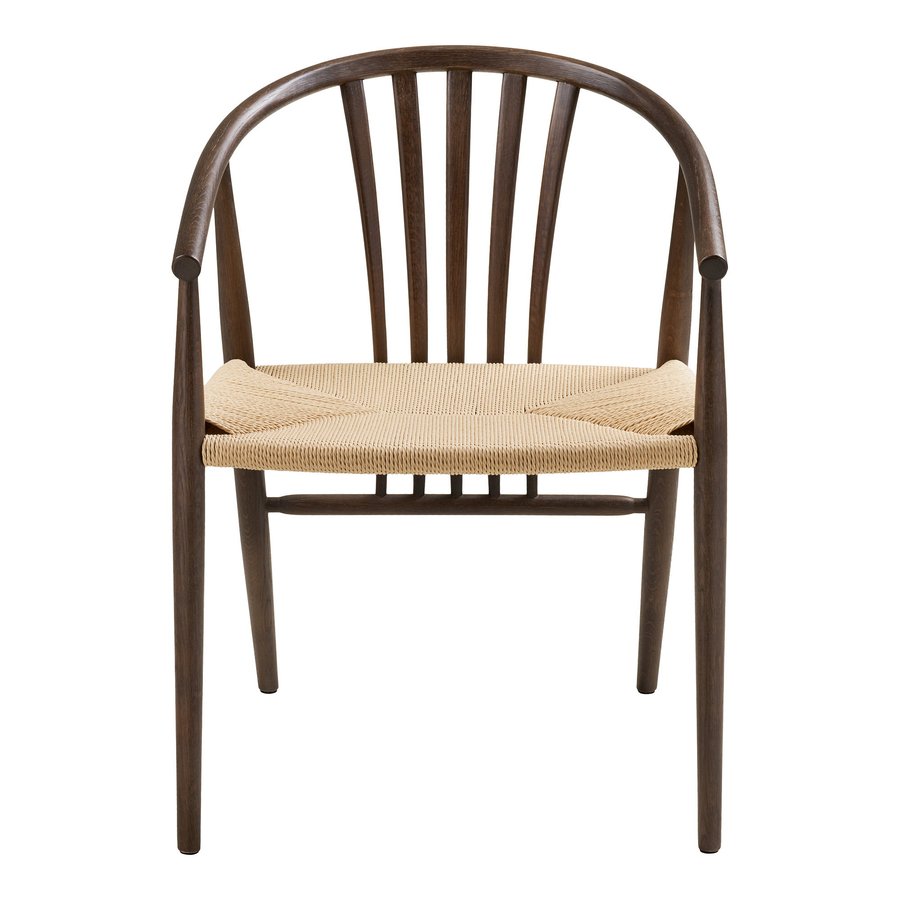 agustin-spisebordsstol-i-smoked-egetr-med-sde-i-naturflet-fra-house-no-2 Agustin Spisebordsstol i Smoked Egetræ med Sæde i Naturflet fra House Nordic | B57xL52xH78 cm - Billede 5