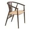 agustin-spisebordsstol-i-smoked-egetr-med-sde-i-naturflet-fra-house-no-3 Agustin Spisebordsstol i Smoked Egetræ med Sæde i Naturflet fra House Nordic | B57xL52xH78 cm - Billede 6