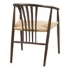 agustin-spisebordsstol-i-smoked-egetr-med-sde-i-naturflet-fra-house-no-4 Agustin Spisebordsstol i Smoked Egetræ med Sæde i Naturflet fra House Nordic | B57xL52xH78 cm - Billede 7