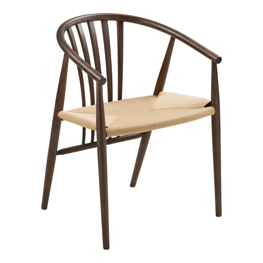 agustin-spisebordsstol-i-smoked-egetr-med-sde-i-naturflet-fra-house-no Agustin Spisebordsstol i Smoked Egetræ med Sæde i Naturflet fra House Nordic | B57xL52xH78 cm - Billede 4