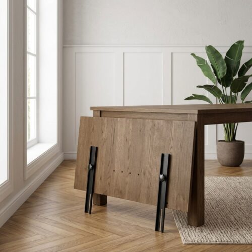 Arno Tillægsplade i Røget Egetræ fra Unique Furniture | B45xD90xH4cm - Billede 1