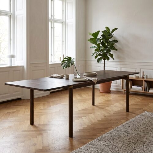 Arun Aires Udtræksplade i Espresso Olie Egetræ fra Unique Furniture | 50x95x2,5cm - Billede 1