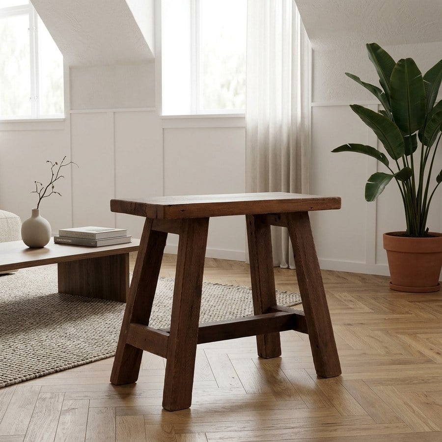 ai-miljoe-1-barcelona-b-nk-i-teaktr-fra-house-nordic-50x25x45-cm-163065 Barcelona Bænk i teaktræ fra House Nordic | 50x25x45 cm - Billede 1
