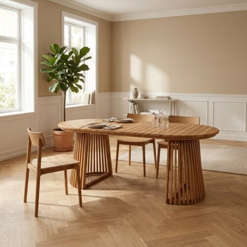 Berja Spisebord i Natur fra House Nordic | 90x200x75cm - Billede 1