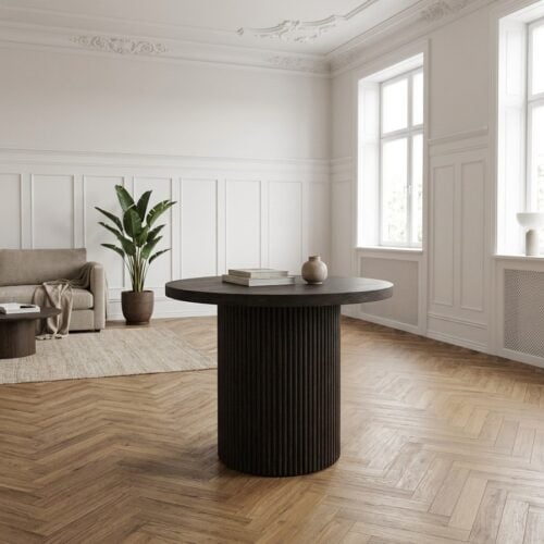 Boavista Hjørnebord i Mørkebrun Fra House Nordic | MDF - ø48x45 cm - Billede 1
